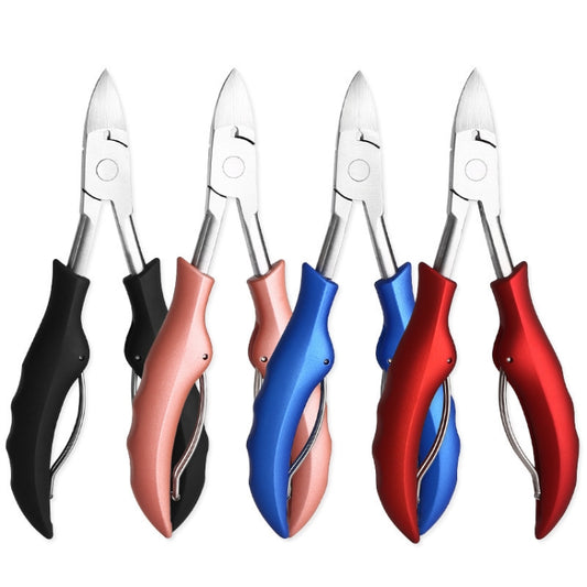 Stainless Steel Nail Clippers Olecranon Dead Skin Pliers Set, Blue ABS Handle, Black ABS Handle, Red ABS Handle, Pink ABS Handle