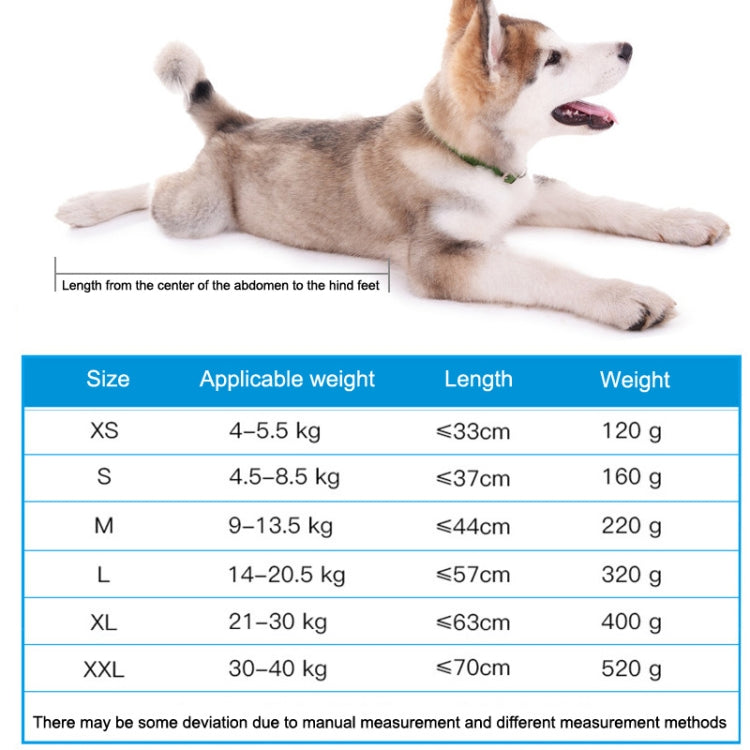 I-008 Anti-chafing Pet Paralysis Protection Bag, XS, S, M, L, XL, XXL