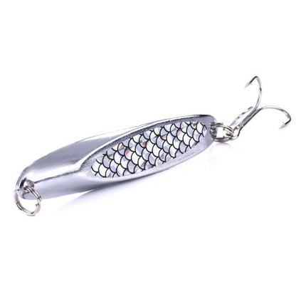 4 PCS HEGNJIA SP071 7cm 21g Seabass Sequin Lure