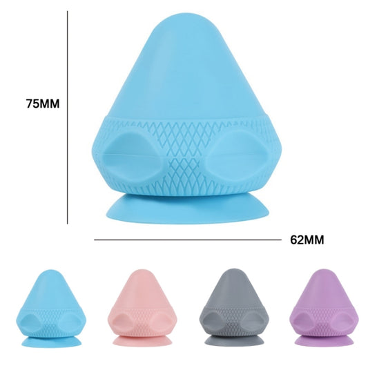 Suction Cup Type Silicone Muscle Membrane Muscle Massage Ball, 1 Grey, 2 Blue, 2 Pink, 2 Purple