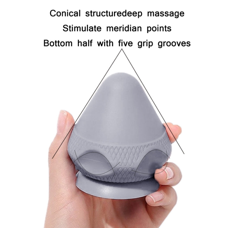 Suction Cup Type Silicone Muscle Membrane Muscle Massage Ball, 1 Grey, 2 Blue, 2 Pink, 2 Purple