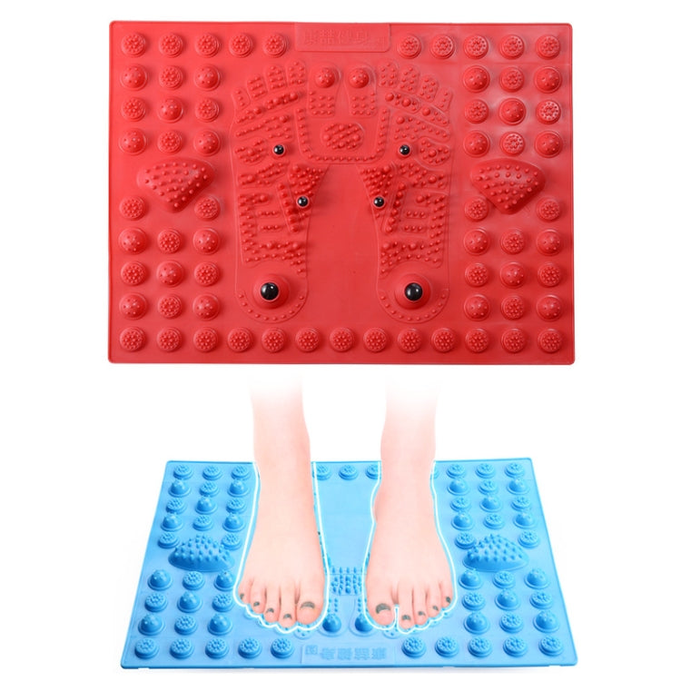 Fitness Toe Pressing Board Foot Magnetic Therapy Massage Pad, Blue, Green, Yellow, Red