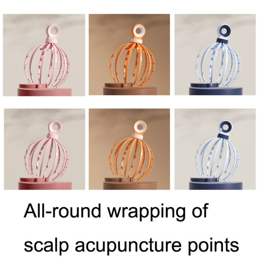 D18 Head Massager Relax Scalp Meridian Massager, 18 Claw (Pink), 18 Claw (Yellow), 18 Claw (Blue), 12 Claw (Pink), 12 Claw (Yellow), 12 Claw (Blue)