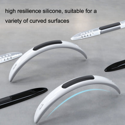 4 PCS Car Door Anti-Static Silicone Airbag Anti-Collision Strip
