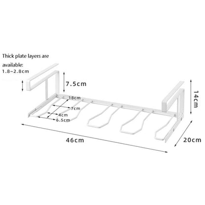 HP220110 Shoe Cabinet Partition Boot Storage Rack, HP220110