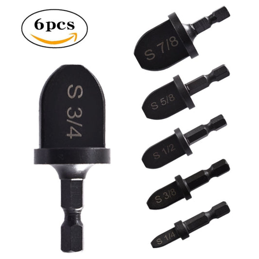 Metal Reamer Hex Shank Electric Expander, 6 PCS / Set