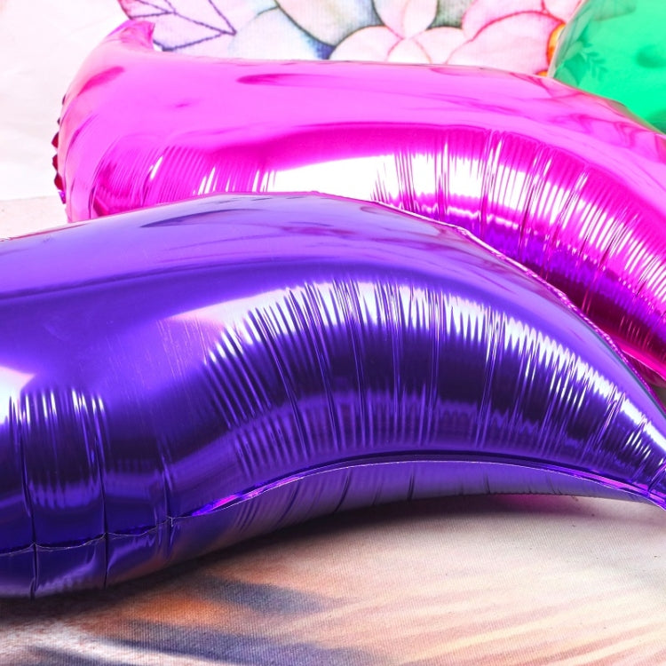 10 PCS 24 Inch S-Shaped Balloon Fish Tail Wavy Balloon Birthday Wedding Party Arrangement Balloon, Golden, Silver, Red, Rose Red, 24-inch Tiffany blue S-shaped, 24-inch purple S-shaped