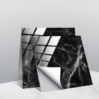 PVC Crystal Covered Film Geometric Pattern Tile Wall Sticker