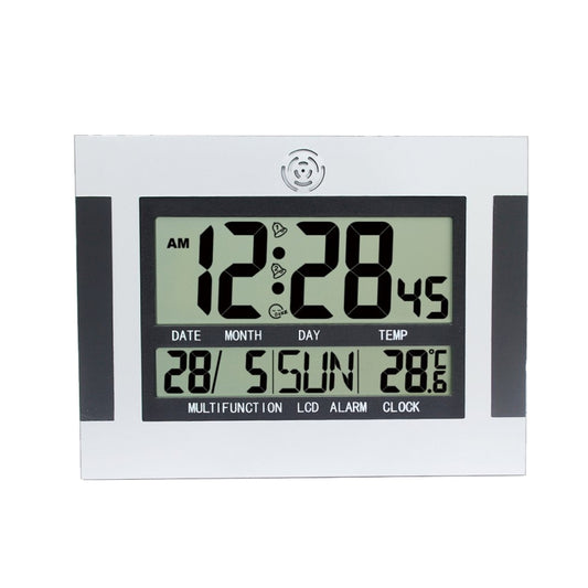 ساعة حائط LCD كبيرة الحجم، ساعة منبه إلكترونية بسيطة، شاشة LCD كبيرة