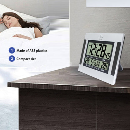 ساعة حائط LCD كبيرة الحجم، ساعة منبه إلكترونية بسيطة، شاشة LCD كبيرة
