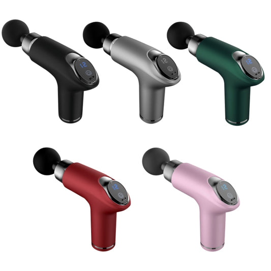PS818 Variable Speed Vibrating Mini Muscle Fascia Relax Massager, 12 Gear (Gray), 12 Gear (Green), 12 Gear (Red), 12 Gear (Pink)