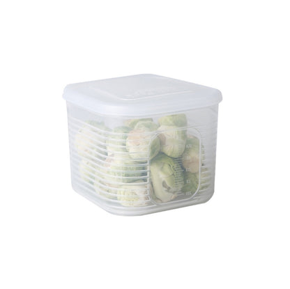 A2958 Chopped Onion Garlic Refrigerator Preservation Box with Lid, Small, 6-pieces / Sets, Dividered Box