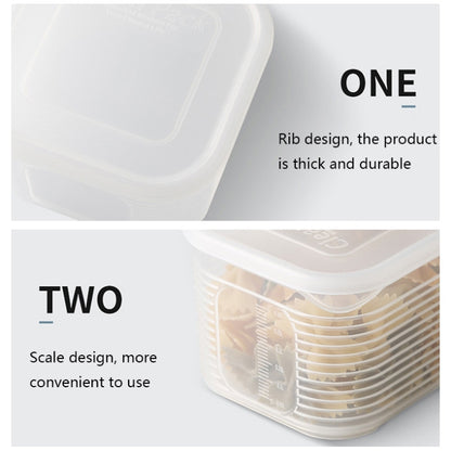 A2958 Chopped Onion Garlic Refrigerator Preservation Box with Lid, Small, 6-pieces / Sets, Dividered Box