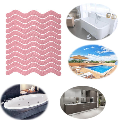 24pcs /Bag Wavy Shaped Safety Bathtub Non-Slip Sticker