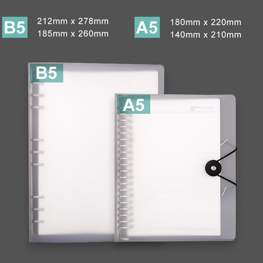 Transparent Matte PP Soft Shell Cover Hand Accountive Page, Style:, A5 Horizontal Core, A5 Cornell Core, A5 Mesh Core, A5 Point Array Core, B5 Horizontal Core, B5 Cornell Core, B5 Mesh Core, B5 Point Array Core
