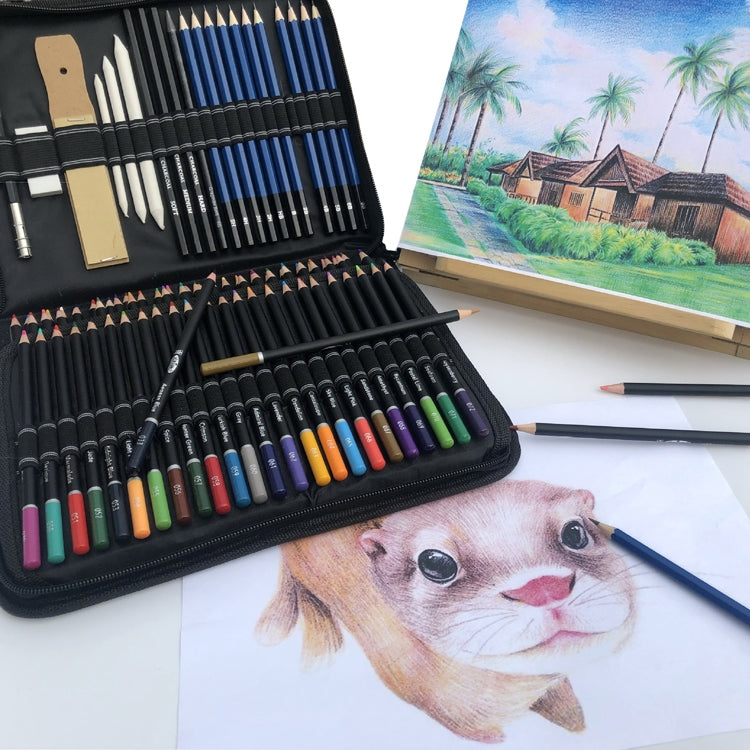 95 PCS / Set Yover Oily Colored Pencil Set Art Sketch Pencil Painting Set, 95 PCS / Set