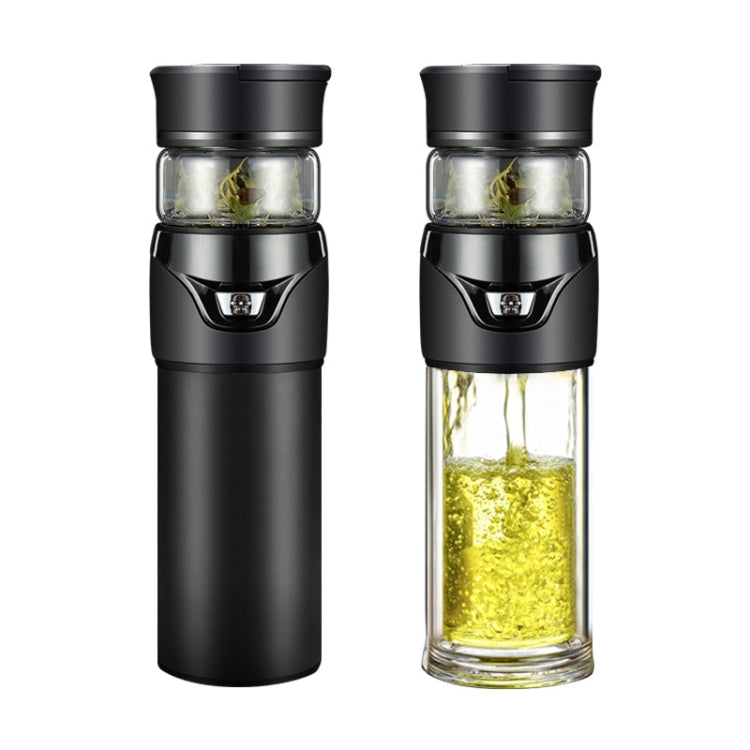 101-500ML Insulation Cup Tea Water Separation Tea Cup,Style:, Stainless Steel  Black, Stainless Steel  Coffee, Stainless Steel  Gray, Black+Gift Box, Coffee+Gift Box, Gray+Gift Box, Glass Black+Gift Box, Glass Coffee+Gift Box, Glass Gray+Gift Box������...