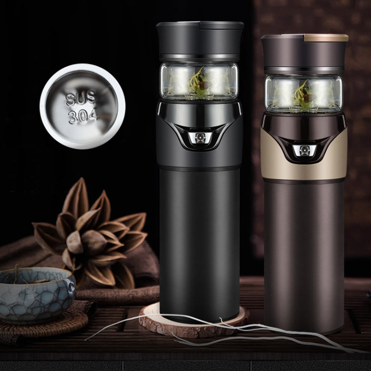 101-500ML Insulation Cup Tea Water Separation Tea Cup,Style:, Stainless Steel  Black, Stainless Steel  Coffee, Stainless Steel  Gray, Black+Gift Box, Coffee+Gift Box, Gray+Gift Box, Glass Black+Gift Box, Glass Coffee+Gift Box, Glass Gray+Gift Box������...
