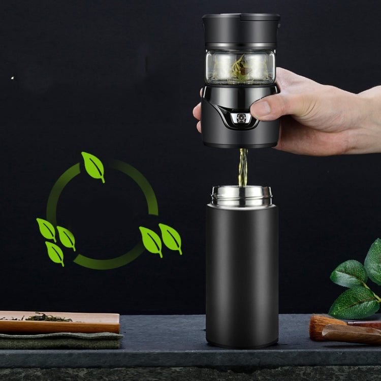 101-500ML Insulation Cup Tea Water Separation Tea Cup,Style:, Stainless Steel  Black, Stainless Steel  Coffee, Stainless Steel  Gray, Black+Gift Box, Coffee+Gift Box, Gray+Gift Box, Glass Black+Gift Box, Glass Coffee+Gift Box, Glass Gray+Gift Box������...