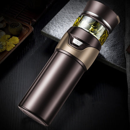 101-500ML Insulation Cup Tea Water Separation Tea Cup,Style:, Stainless Steel  Black, Stainless Steel  Coffee, Stainless Steel  Gray, Black+Gift Box, Coffee+Gift Box, Gray+Gift Box, Glass Black+Gift Box, Glass Coffee+Gift Box, Glass Gray+Gift Box������...