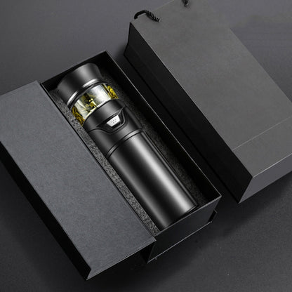 101-500ML Insulation Cup Tea Water Separation Tea Cup,Style:, Stainless Steel  Black, Stainless Steel  Coffee, Stainless Steel  Gray, Black+Gift Box, Coffee+Gift Box, Gray+Gift Box, Glass Black+Gift Box, Glass Coffee+Gift Box, Glass Gray+Gift Box������...