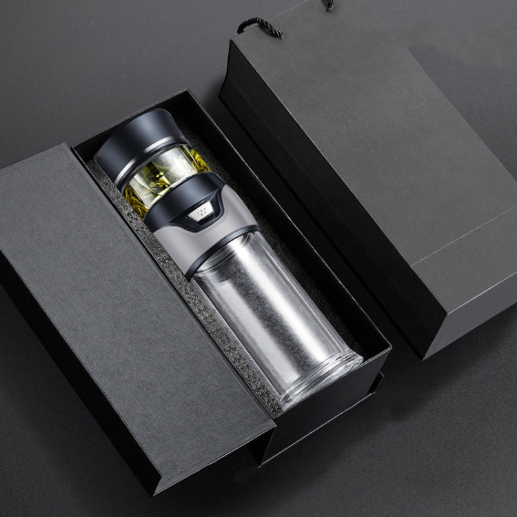 101-500ML Insulation Cup Tea Water Separation Tea Cup,Style:, Stainless Steel  Black, Stainless Steel  Coffee, Stainless Steel  Gray, Black+Gift Box, Coffee+Gift Box, Gray+Gift Box, Glass Black+Gift Box, Glass Coffee+Gift Box, Glass Gray+Gift Box������...