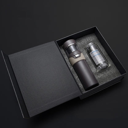 101-500ML Insulation Cup Tea Water Separation Tea Cup,Style:, Stainless Steel  Black, Stainless Steel  Coffee, Stainless Steel  Gray, Black+Gift Box, Coffee+Gift Box, Gray+Gift Box, Glass Black+Gift Box, Glass Coffee+Gift Box, Glass Gray+Gift Box������...