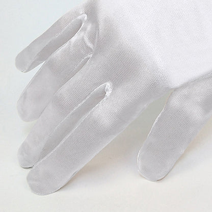 1pair Bride Gloves Satin Long Vintage Travel Sunscreen Dress Wedding Gloves