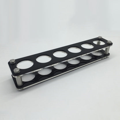 Acrylic Round Hole Wine Glass Holder, 6 Grids, 12 Grids