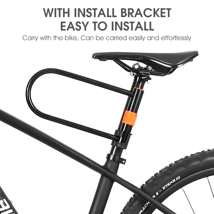 WEST BIKING Bicycle Carbon Steel Anti-Shear Anti-Theft U-Lock
