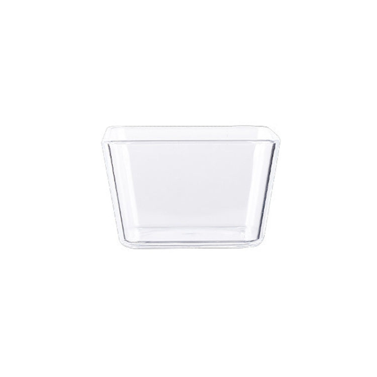 2 PCS Geometric Snack Plate, Small Quartet (White), Small Quartet (Transparent), Big Quartet (White), Big Quartet (Transparent), Hexagonal (Transparent), Quadrilateral (Transparent), Rectangular (Transparent)
