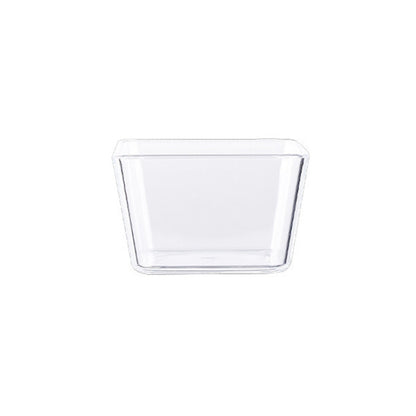 2 PCS Geometric Snack Plate, Small Quartet (White), Small Quartet (Transparent), Big Quartet (White), Big Quartet (Transparent), Hexagonal (Transparent), Quadrilateral (Transparent), Rectangular (Transparent)