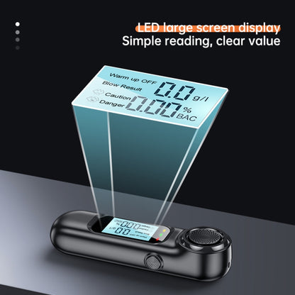 AM01  USB Rechageable Alcohol Tester Handheld Digital Alcohol Breath Tester, AM01