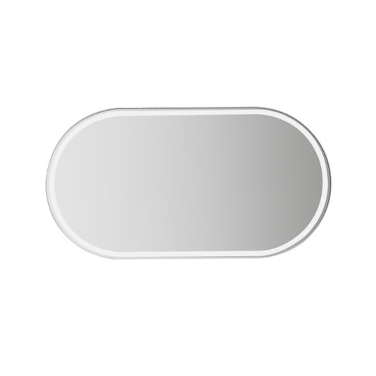 Sun Visor High-Definition Mirror Stainless Steel Makeup Mirror, Oval Small, Oval Large