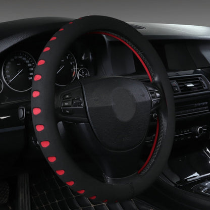 Sports Punched EVA Car Steering Wheel Cover, Size:, 38cm