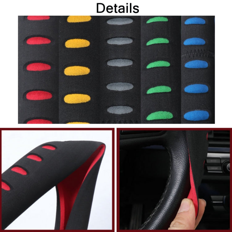 Sports Punched EVA Car Steering Wheel Cover, Size:, 38cm