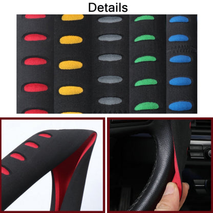 Sports Punched EVA Car Steering Wheel Cover, Size:, 38cm