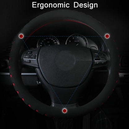 Sports Punched EVA Car Steering Wheel Cover, Size:, 38cm