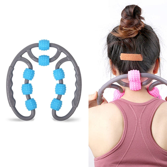 Eight Round Yoga Training Roller Ring-Shaped Leg Massager, 8-wheel Ring Blue, 8-wheel Ring Pink, 8-wheel Ring Purple