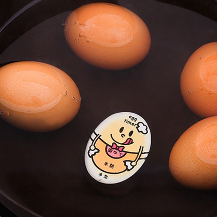 Boiled Egg Timer Reminder Color-changing Cartoon Egg Timer, Specification: Japanese, Yellow Chick, Red Chick, Green Chick, Purple Chick, Orange Chick, Pink Chick, Japanese