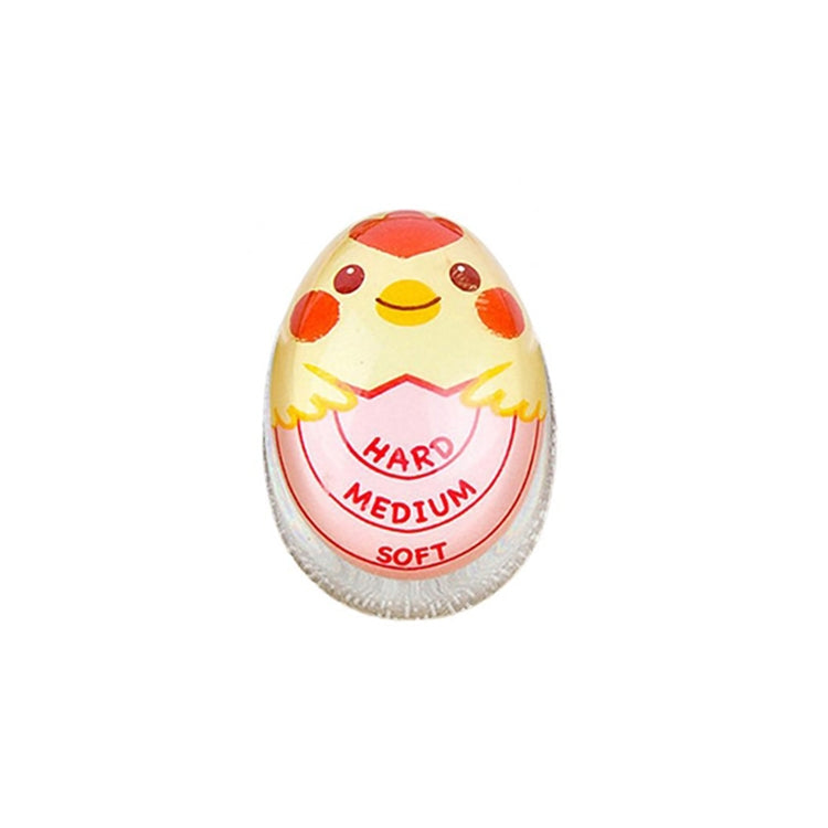 Boiled Egg Timer Reminder Color-changing Cartoon Egg Timer, Specification: Japanese, Yellow Chick, Red Chick, Green Chick, Purple Chick, Orange Chick, Pink Chick, Japanese