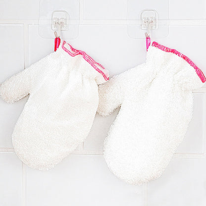 2pcs Kitchen Cleaning Dishwashing Gloves Thickened Bamboo Fiber Gloves