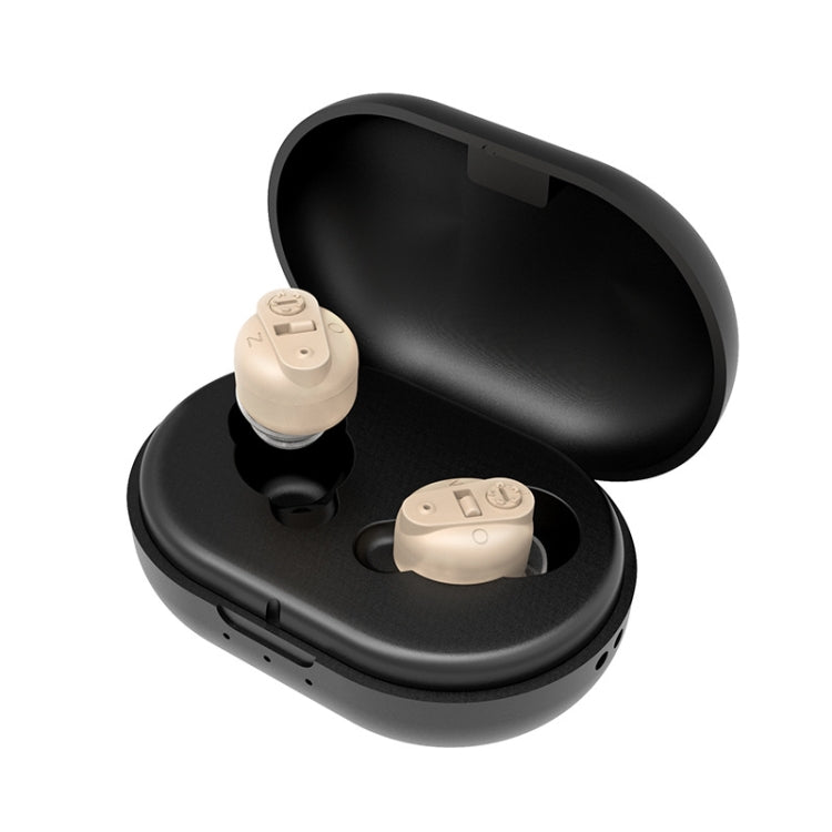 Old People Voice Amplifier Sound Collector Hearing Aid, Red Blue Double Machine + White Charging Bin, Red Blue Double Machine + Black Charging Bin, Skin Color Double Machine + Black Charging Bin, Skin Color Double Machine + White Charging Bin, Black���...