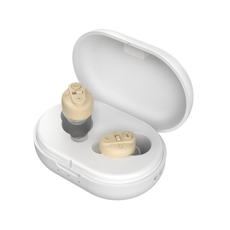 Old People Voice Amplifier Sound Collector Hearing Aid, Red Blue Double Machine + White Charging Bin, Red Blue Double Machine + Black Charging Bin, Skin Color Double Machine + Black Charging Bin, Skin Color Double Machine + White Charging Bin, Black���...