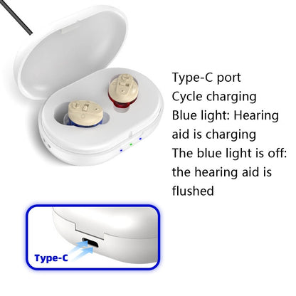 Old People Voice Amplifier Sound Collector Hearing Aid