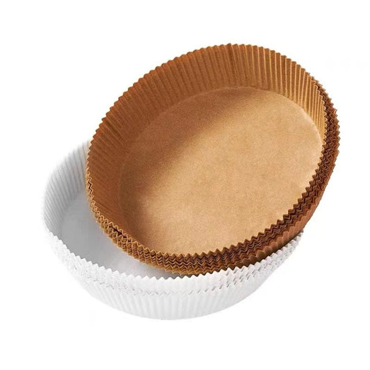 Home Air Fryer Baking Oil Absorbing Paper, Normal Color Boxed 50 PCS, White Boxed 50 PCS, Normal Color Boxed 100 PCS, White Boxed 100 PCS