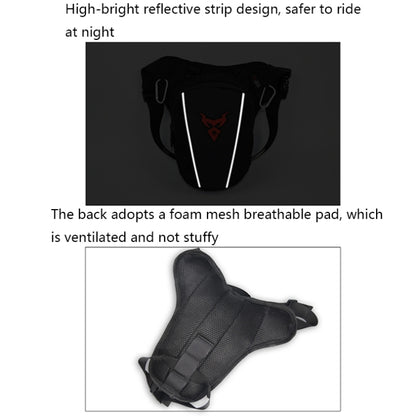 MOTOCENTRIC 11-MC-0105 Motorcycle Riding Leg Bag Waist Bag, 11-MC-0105 (Green), 11-MC-0105 (Gray), 11-MC-0105 (Red), 11-MC-0105 (Blue)