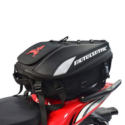 MOTOCENTRIC 11-MC-0102 Motorcycle Rear Seat Helmet Bag, Red, Blue, Green, Gray