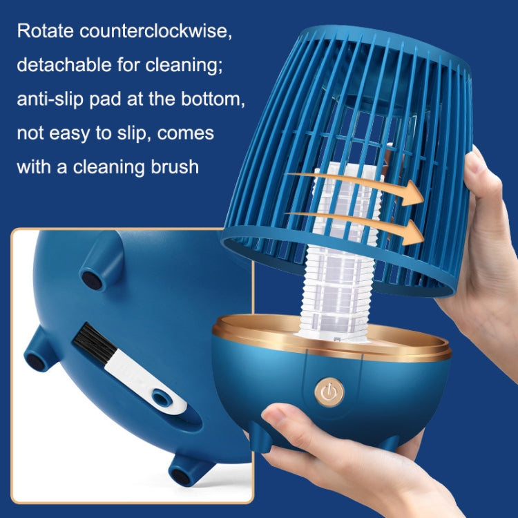 LED Mosquito Killer Lamp Home Photocatalyst USB Mushroom Mosquito Killer, Mushroom Mosquito Killer Silver Gray, Mushroom Mosquito Killer Blue