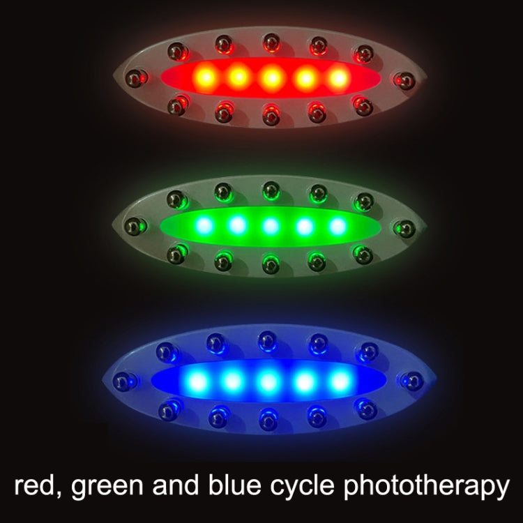 SM-2102 EMS Color Light Meridian Dredging Scraping Massager, White Gold, White Silver